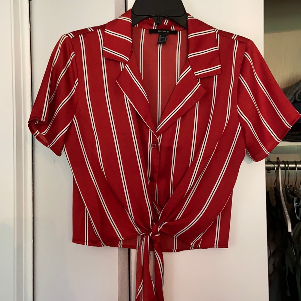 Stripe Button Up
